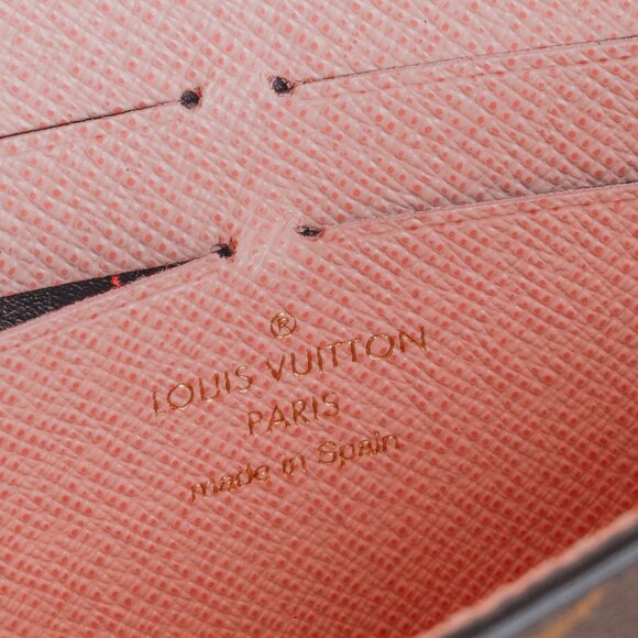 *SOLD* Louis Vuitton Jeanne Wallet Rose Ballerine with Inserts - Picture 11 of 14